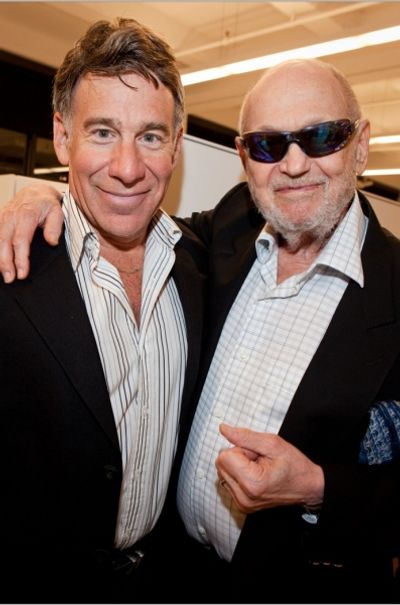 Stephen Schwartz (RAGS, WICKED, GODSPELL) and Charles Strouse (RAGS, ANNIE, BYE BYE B Photo